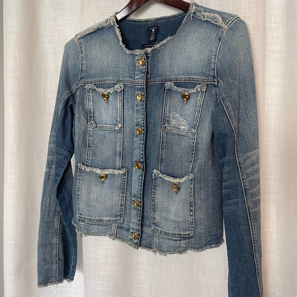 Guess Bomber Jean Jacket - Picture 4 of 8